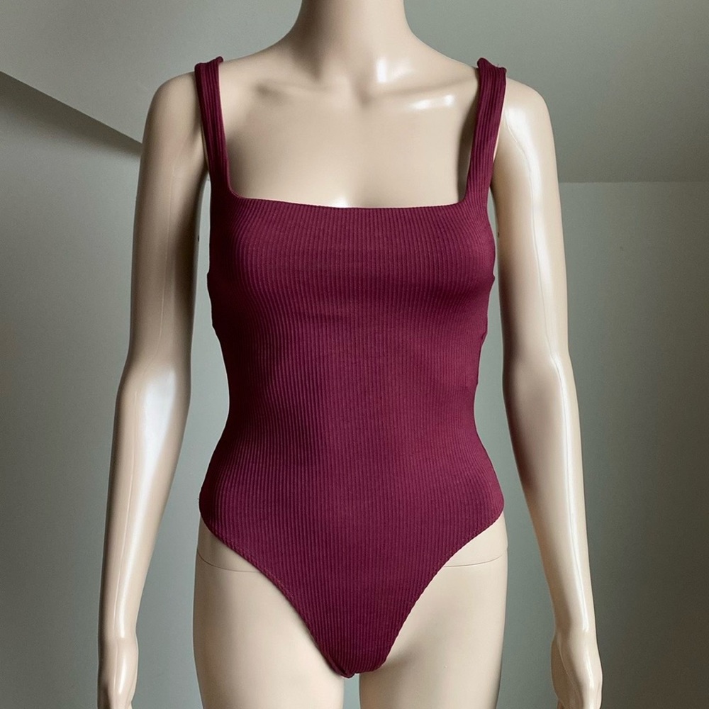 Burgundy Zara Bodysuit